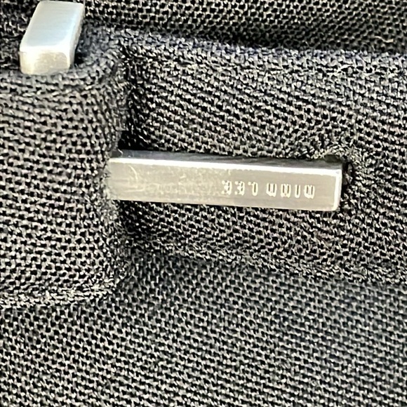 New Dion Lee Hook Detailed Wide Leg Trouser Pants Black Wool Blend Sz 6 - Picture 15 of 16